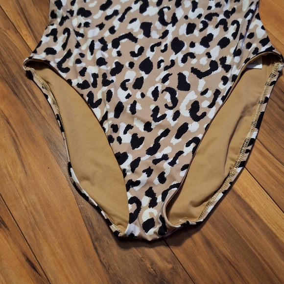 New Vitamin A wild Animal Print 10 L one piece Bodysuit sexy classic neutral - Picture 6 of 10